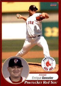 2009 Choice Pawtucket Red Sox #14 Enrique Gonzalez Front