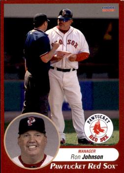 2009 Choice Pawtucket Red Sox #28 Ron Johnson Front