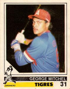 1988-89 Venezuelan Winter League Stickers #31 George Mitchel Front