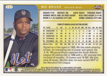 1999 Topps Chrome Traded and Rookies #T37 Mo Bruce Back