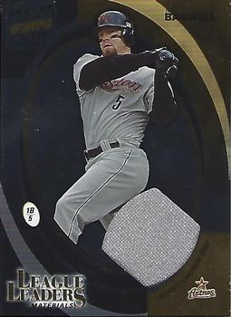 2002 Donruss Best of Fan Club - League Leaders Materials #LL-37 Jeff Bagwell Front