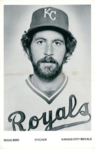 1978 Kansas City Royals Photocards #NNO Doug Bird Front