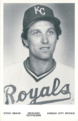 1978 Kansas City Royals Photocards #NNO Steve Braun Front
