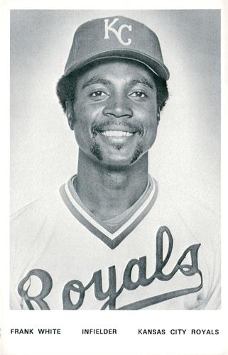 1978 Kansas City Royals Photocards #NNO Frank White Front