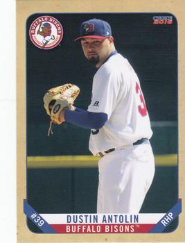 2016 Choice Buffalo Bisons #03 Dustin Antolin Front