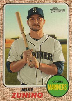 2017 Topps Heritage #502 Mike Zunino Front