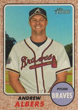 2017 Topps Heritage #539 Andrew Albers Front