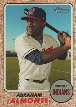 2017 Topps Heritage #570 Abraham Almonte Front