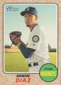 2017 Topps Heritage #702 Edwin Diaz Front
