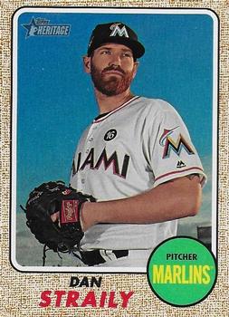 2017 Topps Heritage #547 Dan Straily Front