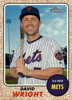 2017 Topps Heritage #23 David Wright Front