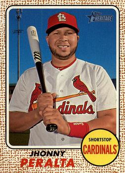 2017 Topps Heritage #33 Jhonny Peralta Front