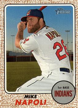 2017 Topps Heritage #37 Mike Napoli Front