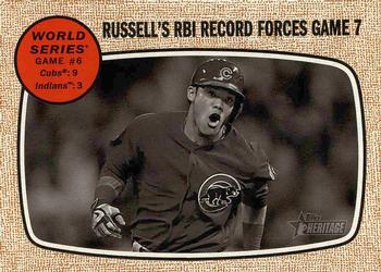 2017 Topps Heritage #156 Russell's RBI Record Forces Game 7 (Addison Russell) Front