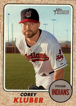 2017 Topps Heritage #181 Corey Kluber Front