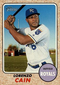 2017 Topps Heritage #253 Lorenzo Cain Front
