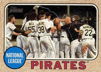 2017 Topps Heritage #283 Pittsburgh Pirates Front