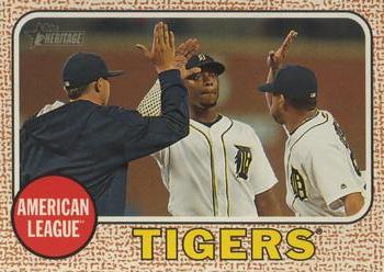 2017 Topps Heritage #315 Detroit Tigers Front