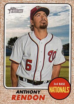 2017 Topps Heritage #355 Anthony Rendon Front