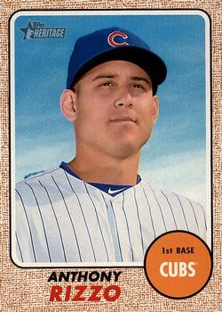 2017 Topps Heritage #410 Anthony Rizzo Front