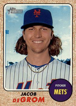 2017 Topps Heritage #421 Jacob deGrom Front