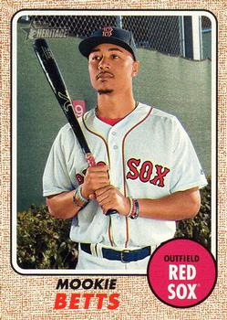 2017 Topps Heritage #428 Mookie Betts Front