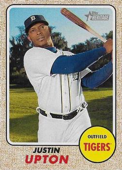 2017 Topps Heritage #438 Justin Upton Front