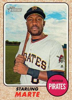 2017 Topps Heritage #459 Starling Marte Front