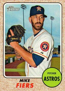 2017 Topps Heritage #487 Mike Fiers Front