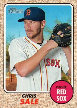 2017 Topps Heritage #405 Chris Sale Front