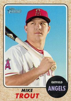 2017 Topps Heritage #450 Mike Trout Front