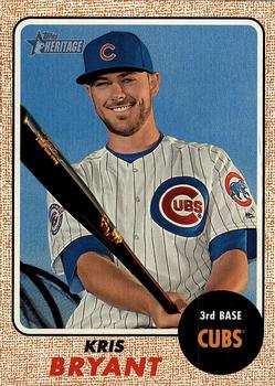 2017 Topps Heritage #500 Kris Bryant Front