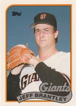 1989 Topps Traded #14T Jeff Brantley Front