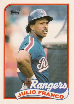 1989 Topps Traded #34T Julio Franco Front