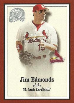2001 Sports Cards Magazine 2000 Fleer Greats of the Game #8 Jim Edmonds Front