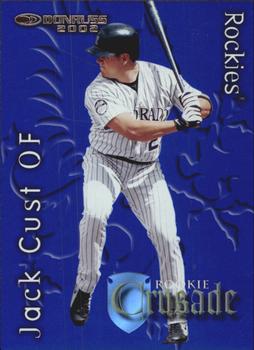 2002 Donruss The Rookies - Crusade #RC-2 Jack Cust  Front