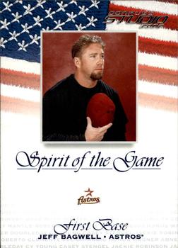 2002 Donruss Studio - Spirit of the Game #SG-45 Jeff Bagwell  Front