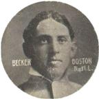 1909-11 Colgan's Chips Stars of the Diamond (E254) #NNO Beals Becker Front