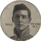 1909-11 Colgan's Chips Stars of the Diamond (E254) #NNO Jack Knight Front