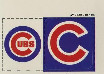 1981 Fleer Baseball Stickers #NNO Chicago Cubs Monogram Front