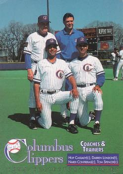 1994 Columbus Clippers Police #NNO Hop Cassady / Nardi Contreras / Tom Spencer / Darren London Front