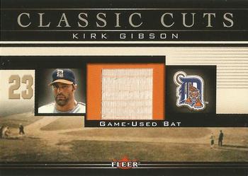 2002 Fleer - Classic Cuts #KG-B Kirk Gibson Front