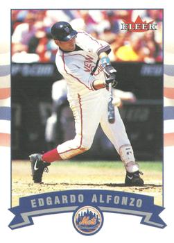 2002 Fleer - Gold Backs #158 Edgardo Alfonzo  Front
