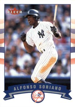 2002 Fleer - Gold Backs #44 Alfonso Soriano  Front