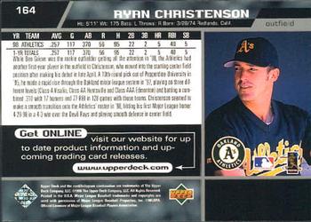 1999 Upper Deck #164 Ryan Christenson Back