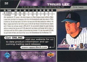 1999 Upper Deck #32 Travis Lee Back