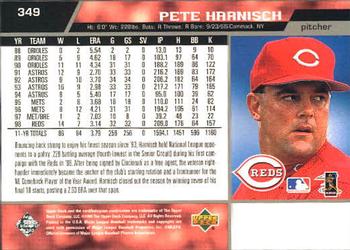 1999 Upper Deck #349 Pete Harnisch Back