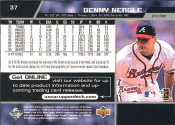 1999 Upper Deck #37 Denny Neagle Back