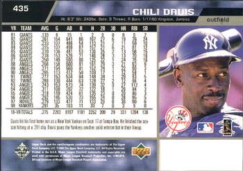 1999 Upper Deck #435 Chili Davis Back