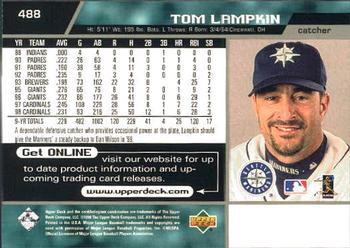 1999 Upper Deck #488 Tom Lampkin Back